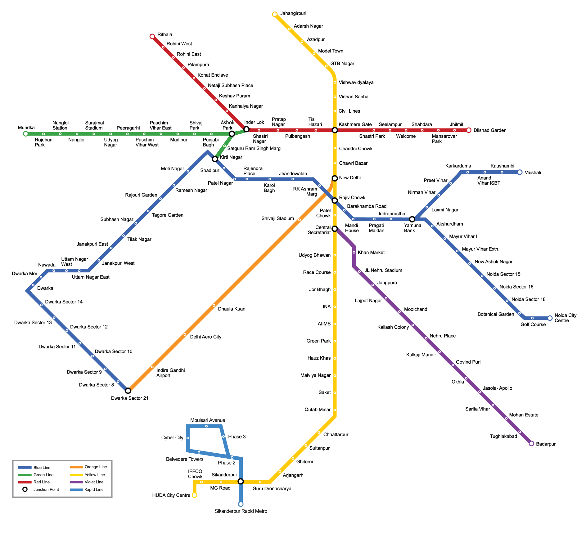 Delhi Metro Master Plan 2021